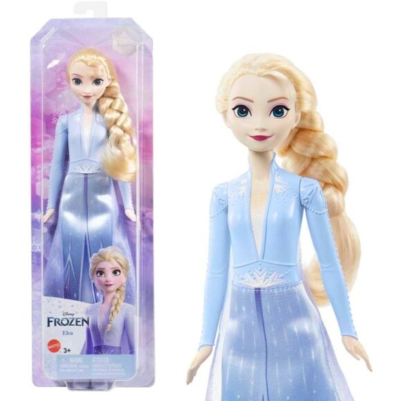 Mattel Disney Frozen Toys Elsa Fashion Doll & Accessory with Signature Look - Picture 1 of 8